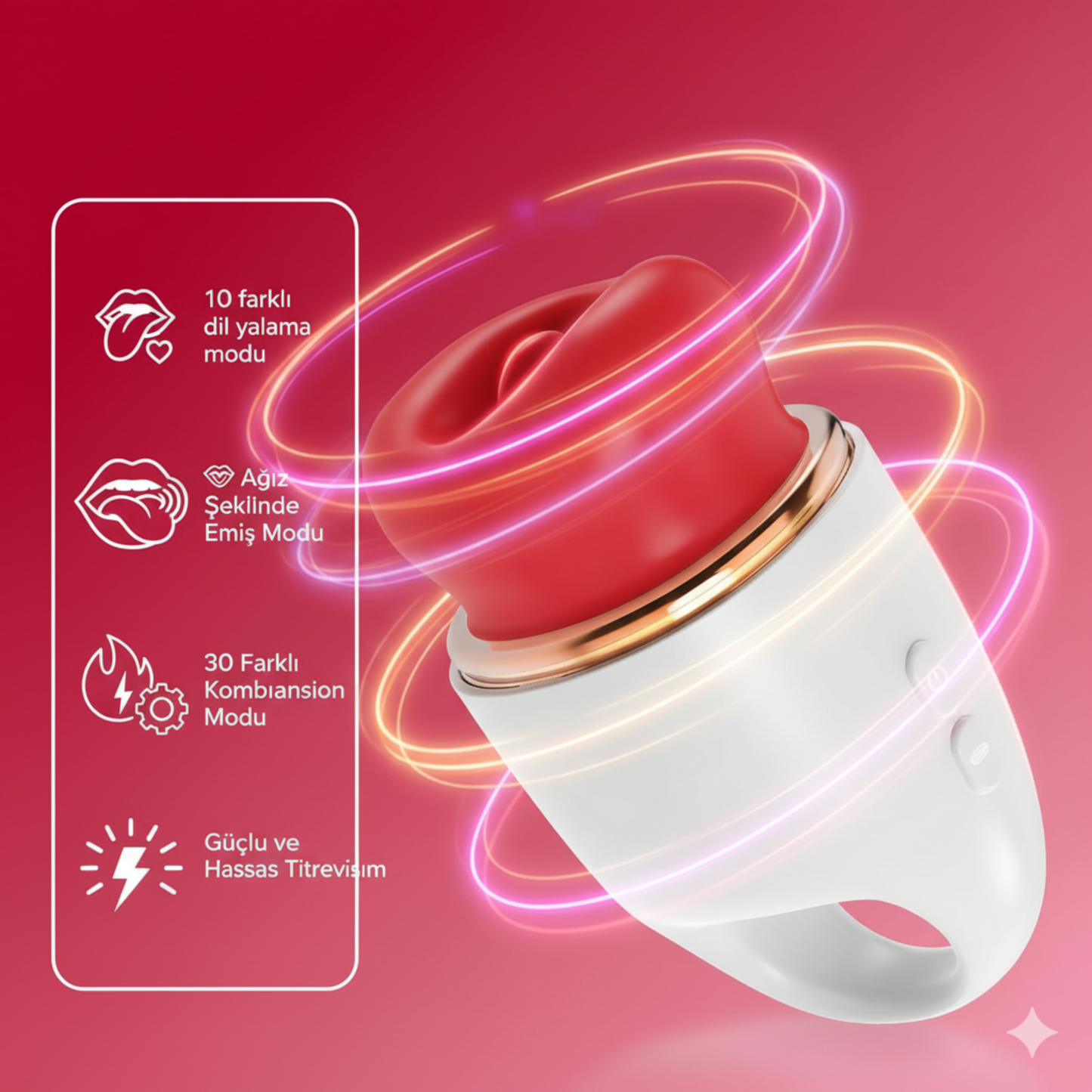 Luna Pro™ - Vakumlu Emiş – Gerçekçi Dil Yalama Modu