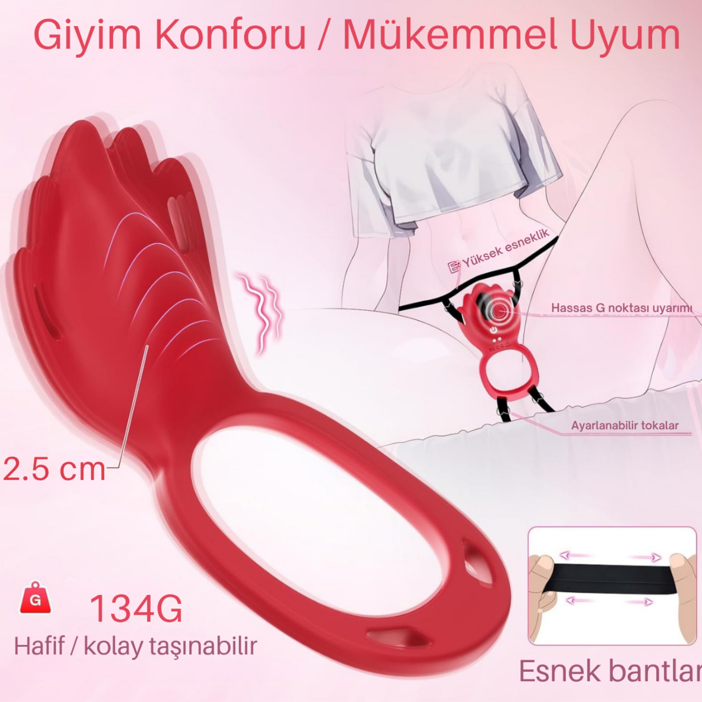 Mia™ - Çiftler için Uzaktan Kontrollü – Yoğun Klitoris Uyarımlı