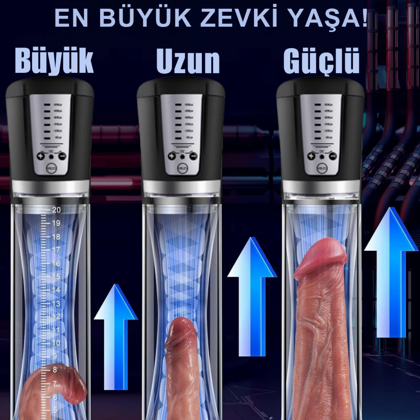 IronFlow™ - Otomatik Vakumlu Penis Büyütücü