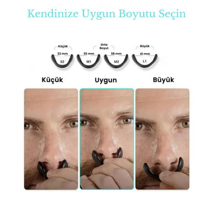 BreathBoost™ - Horlama Önleyici Mıknatıslı 30 Çift Burun Bandı - Premium Set